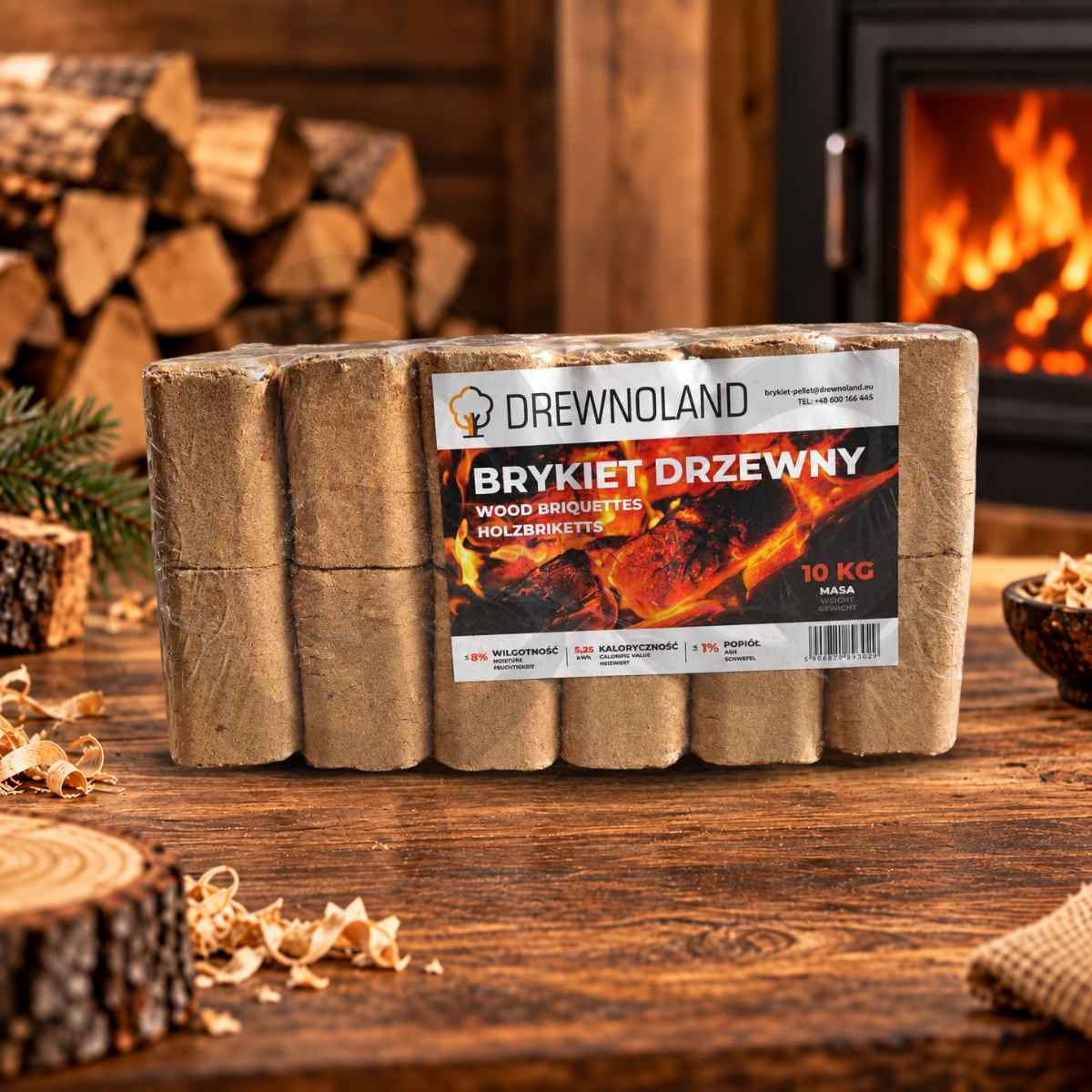 Brykiet dębowy Drewnoland RUF - obrazek 3