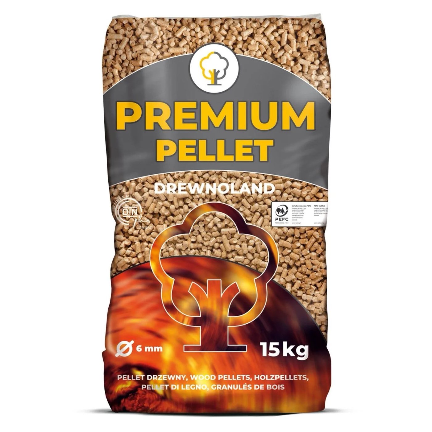 Eurotaxpol Pellet PREMIUM A1 DIN+ 6 mm 975 kg - obrazek 2