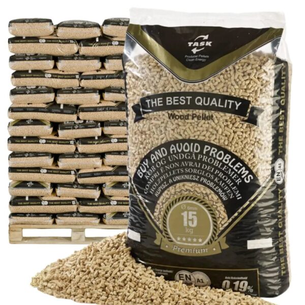 Pellet TASK PREMIUM QUALITY iglasty workowany (1 paleta)