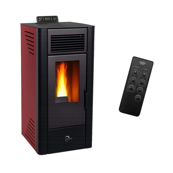 Sannover Piec na Pellet Anita 11,6 kW Bordeaux