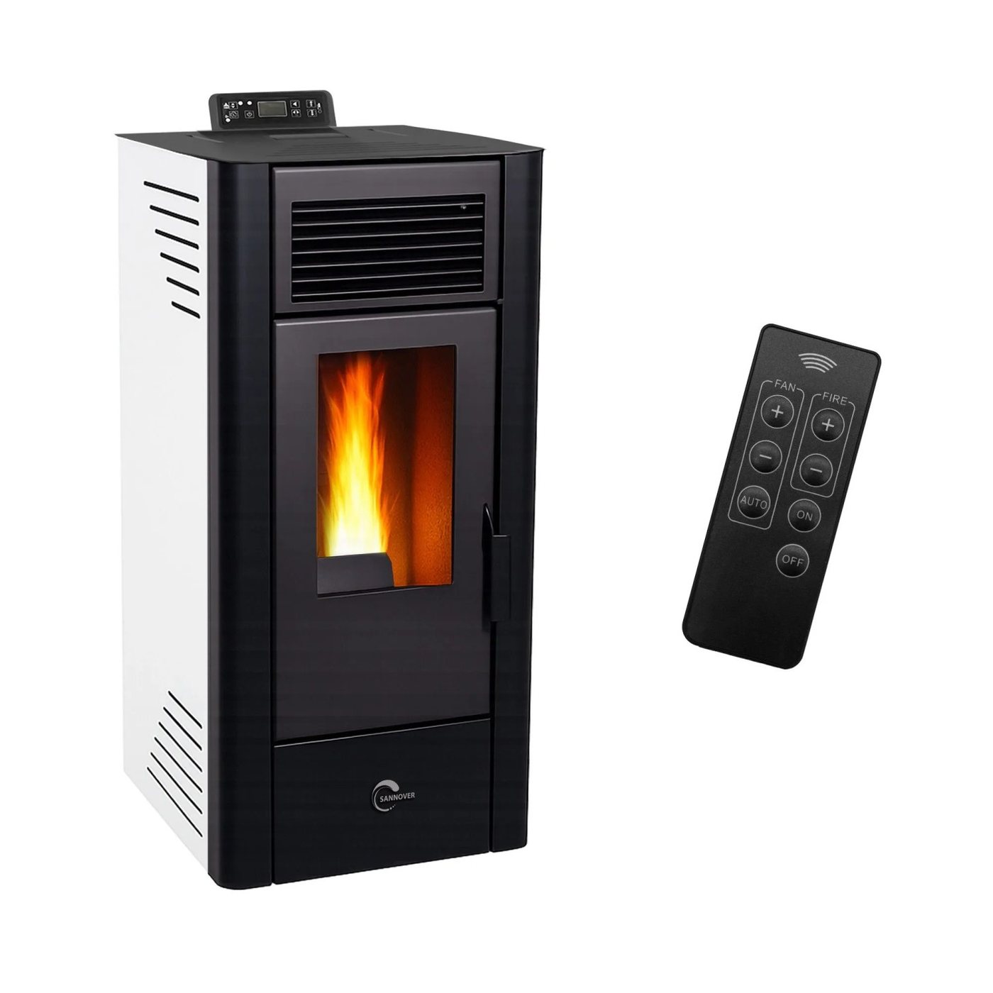 Sannover Piec na Pellet Anita 11,6 kW Biały
