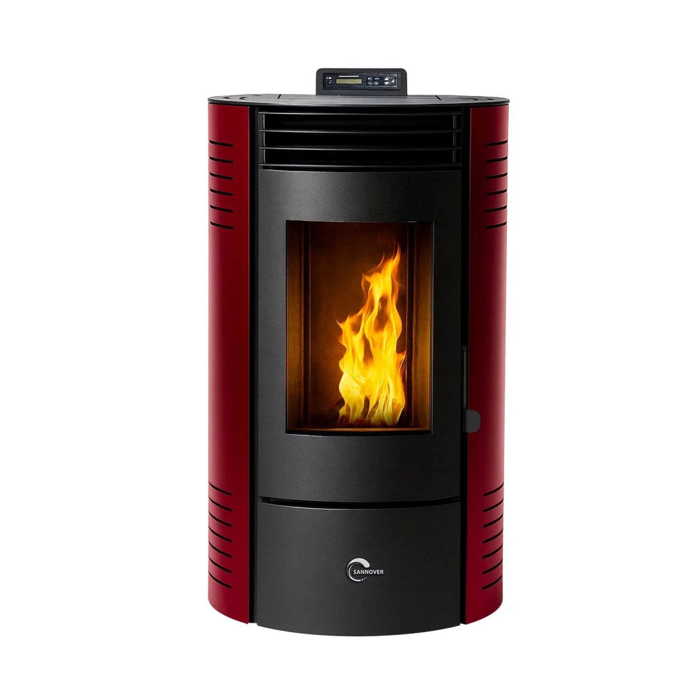 Sannover Piec na Pellet Azora 11,6 kW Bordeaux - obrazek 2