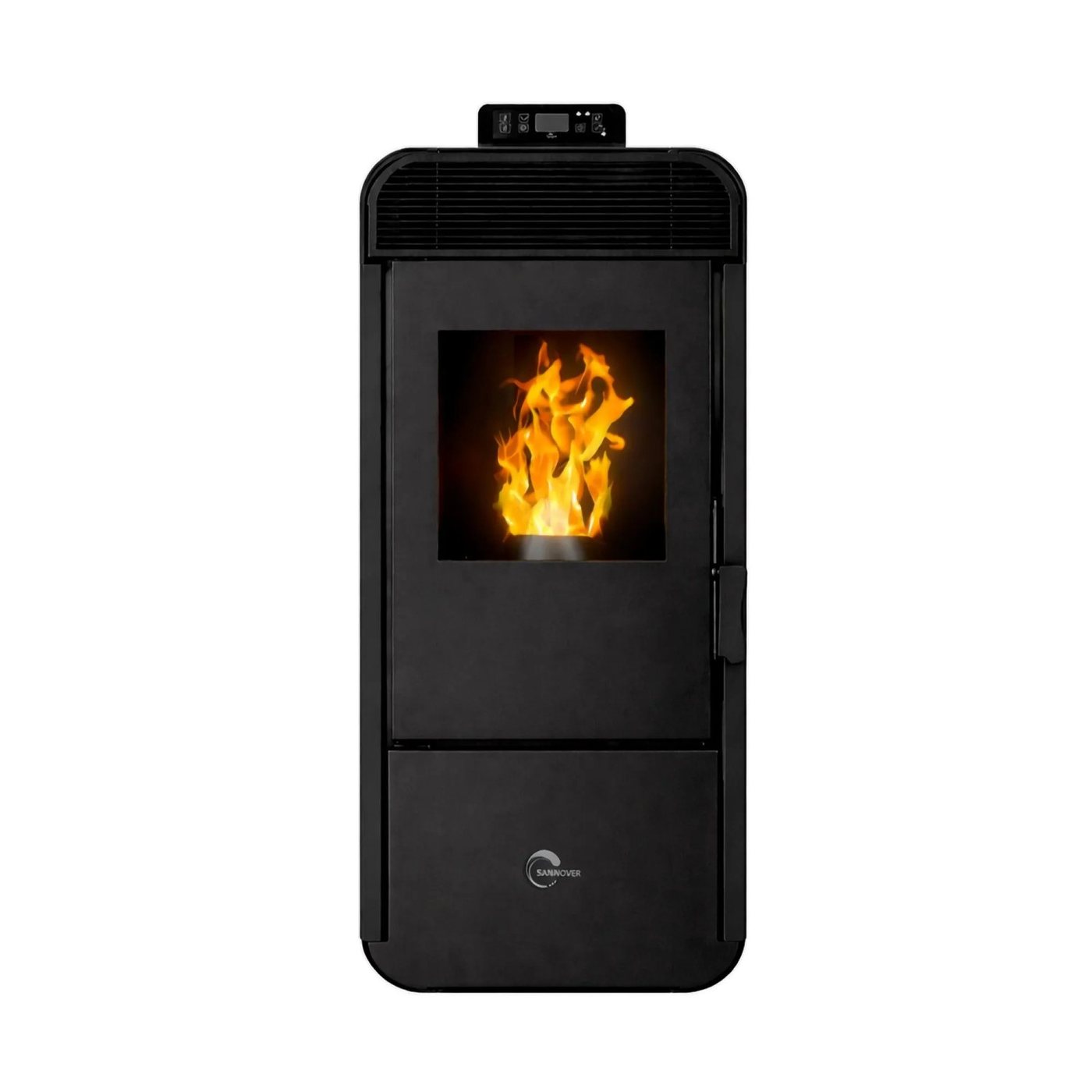 Sannover Piec na Pellet Izedia 13,8 kW Czarny - obrazek 2