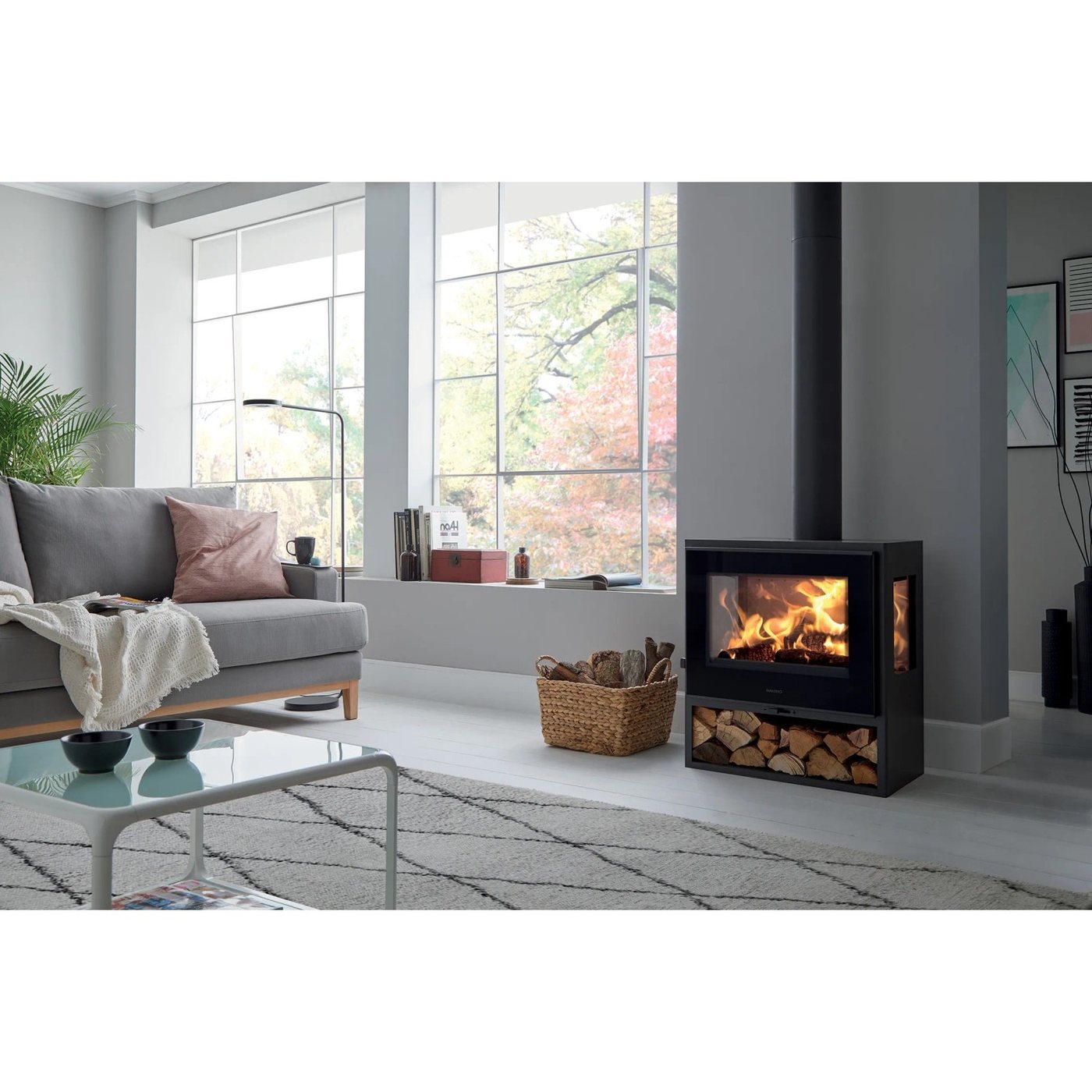 Piec kominkowy JAVA 3 V Ecodesign - obrazek 2